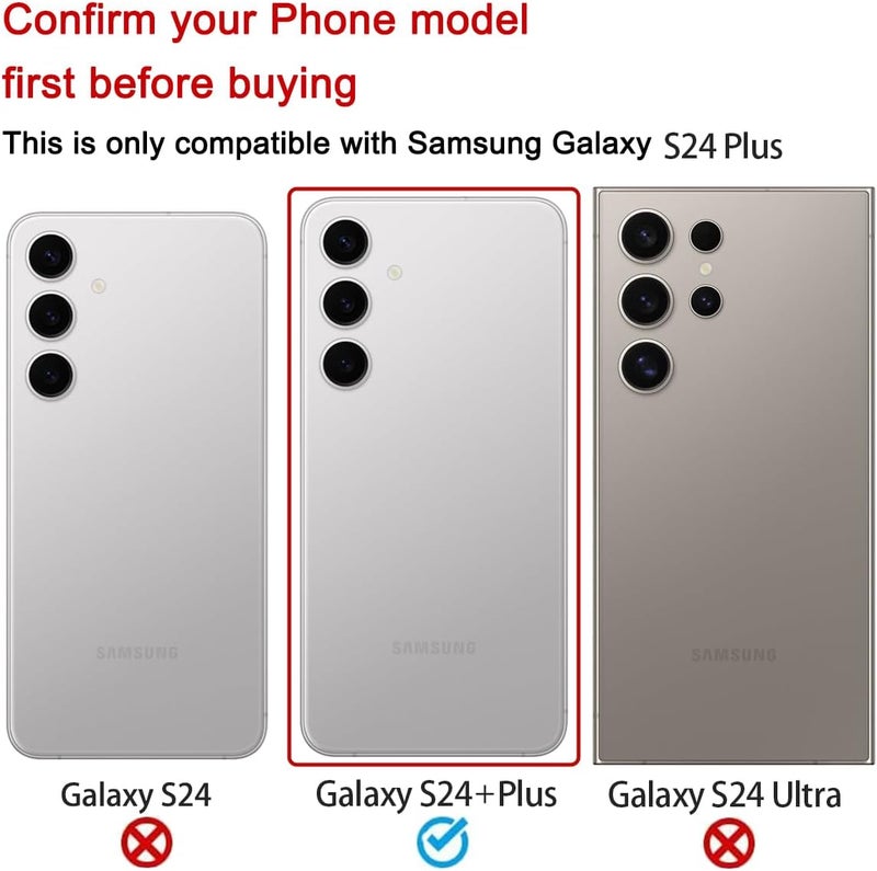 Perzework Rear Back Glass Replacement for Samsung Galaxy S24+ Plus 6.7-inches with Reparing Toolkit (Marble Gray) - Image 2